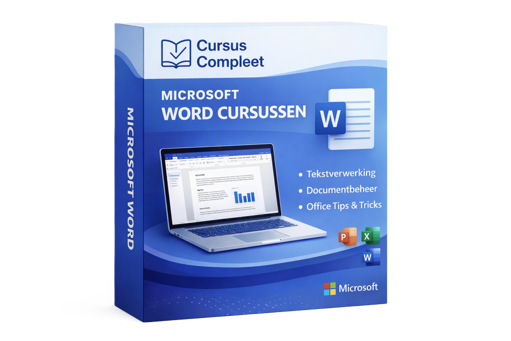 Volg een Microsoft Word cursus op eigen niveau. Kies voor een klassikale cursus of incompany op locatie